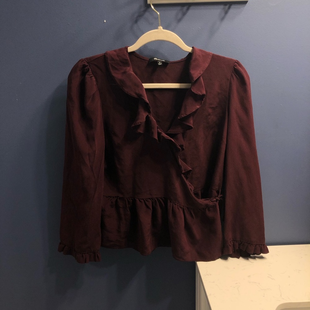 Maroon Madewell shirt